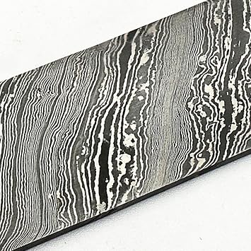 PAL 2000 KNIVES Custom Handmade Damascus Steel 10x5 Inches Billet Blank - Knife Making Bar 9935