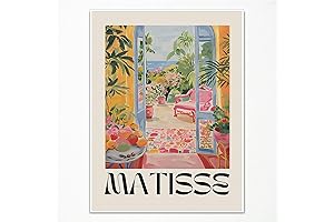 Neejaold Vintage Matisse Canvas Wall Art Prints: Matisse's Masterpieces for Modern Decor