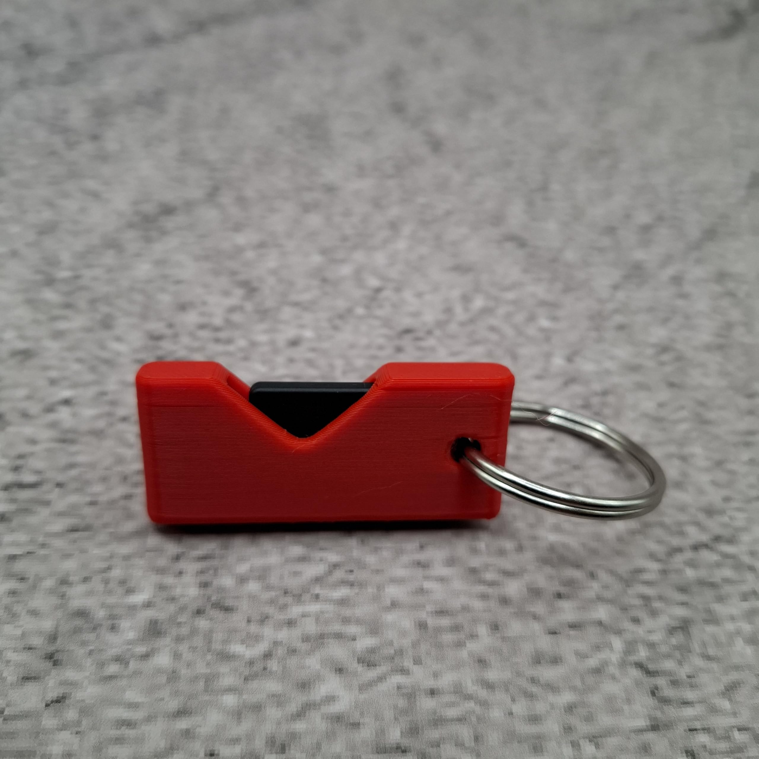 Case etui ochronne kompatybilne z Yubico Yubikey 5 NFC (USB-A)/ 5C NFC (USB-C), etui ochronne na klucze bezpieczeństwa, wybór koloru (czerwone, 5 NFC (USB A))