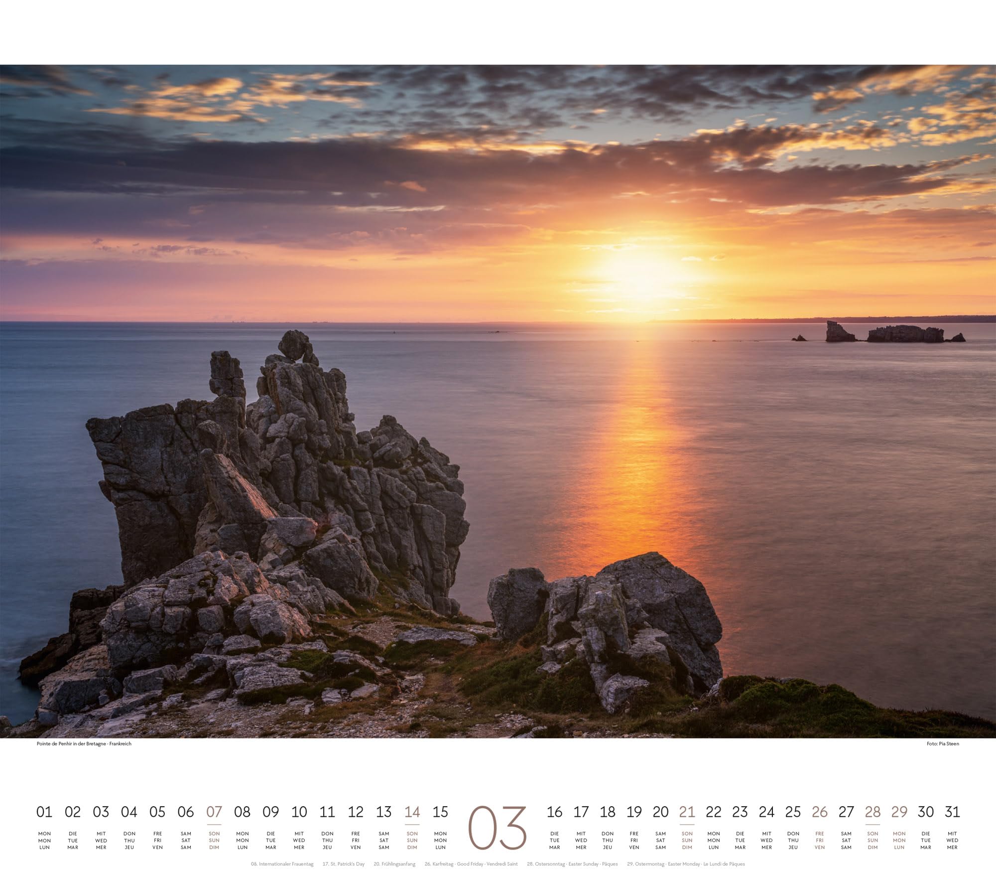 Wasser Kalender 2027: Stilsicherer Natur-Kalender im großen Querformat (54x48 cm) | Meere und Flüsse, Seen und Wasserfälle