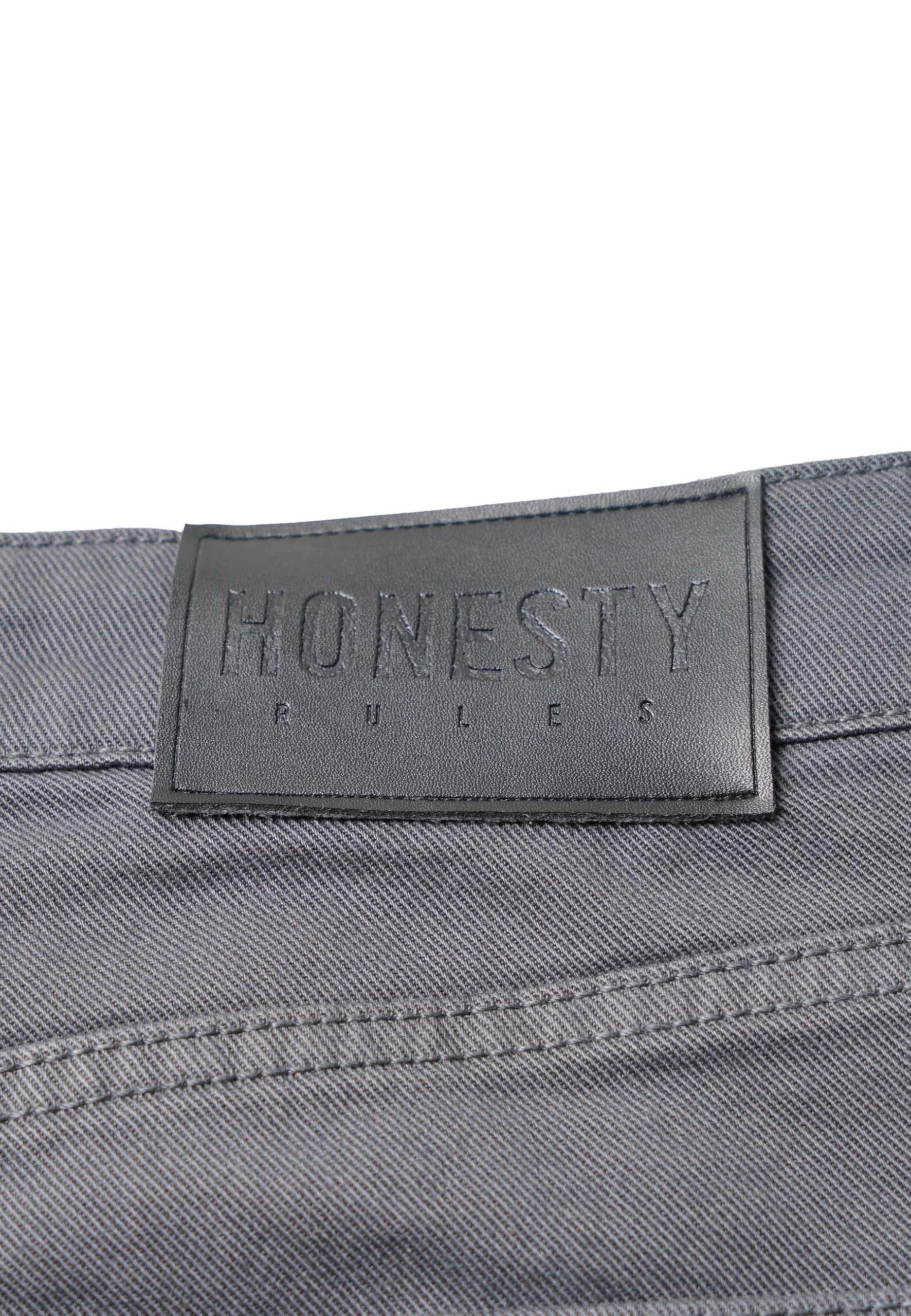 Honesty Rules spodnie męskie basic jeans, szary, 32W / 30L