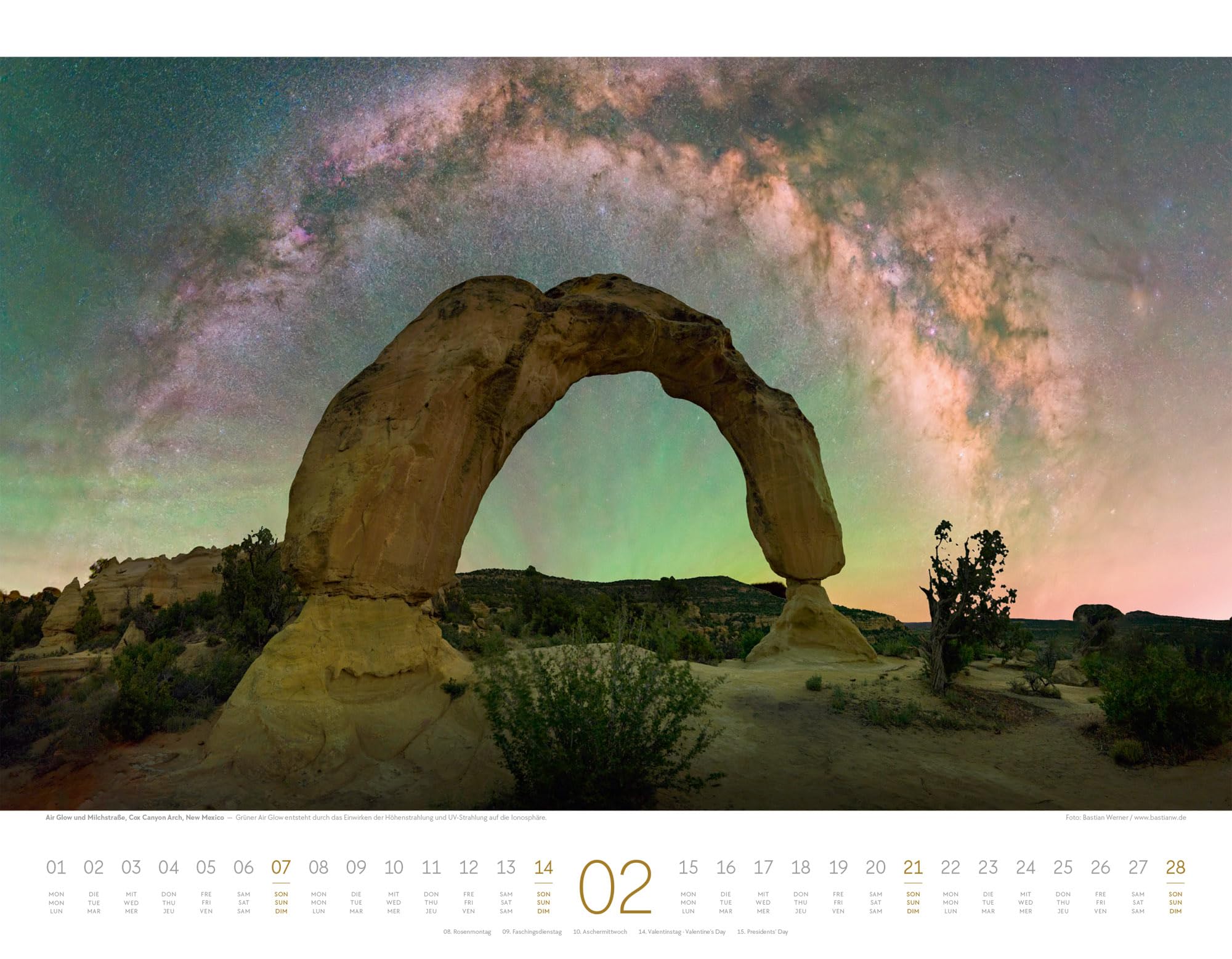 Naturkräfte Kalender 2027 | Wetterphänomene und Naturgewalten: Spektakuläre Wetterfotografie im großen Querformat (54x42 cm) | Wetterkalender