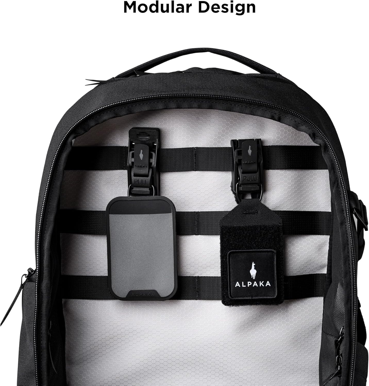 ALPAKA HUB Cardholder - Waterproof and Versatile Card Wallet - Front Pocket for ID Tag or Transport Card - Back Pocket Holds 2 to 4 Cards - Includes HUB Clip