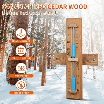Sauna Sand Timer, 15 Minute Timer Handmade of Canadian Red Cedar