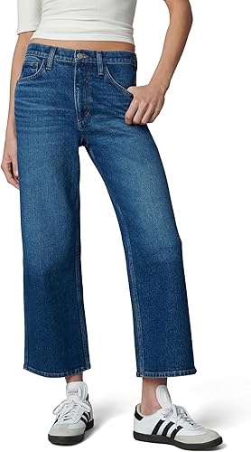 Joe's Jeans Women's The Blake High Rise Crop Wide Leg Jean, Number One, 34