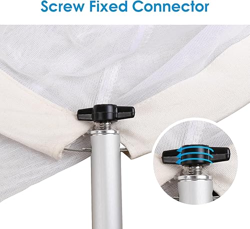 Miniatura 4 de Red avanzada para insectos y mariposas, red de mariposa de bolsillo aplastable con mango desmontable a presión, extensión completa hasta 36.2