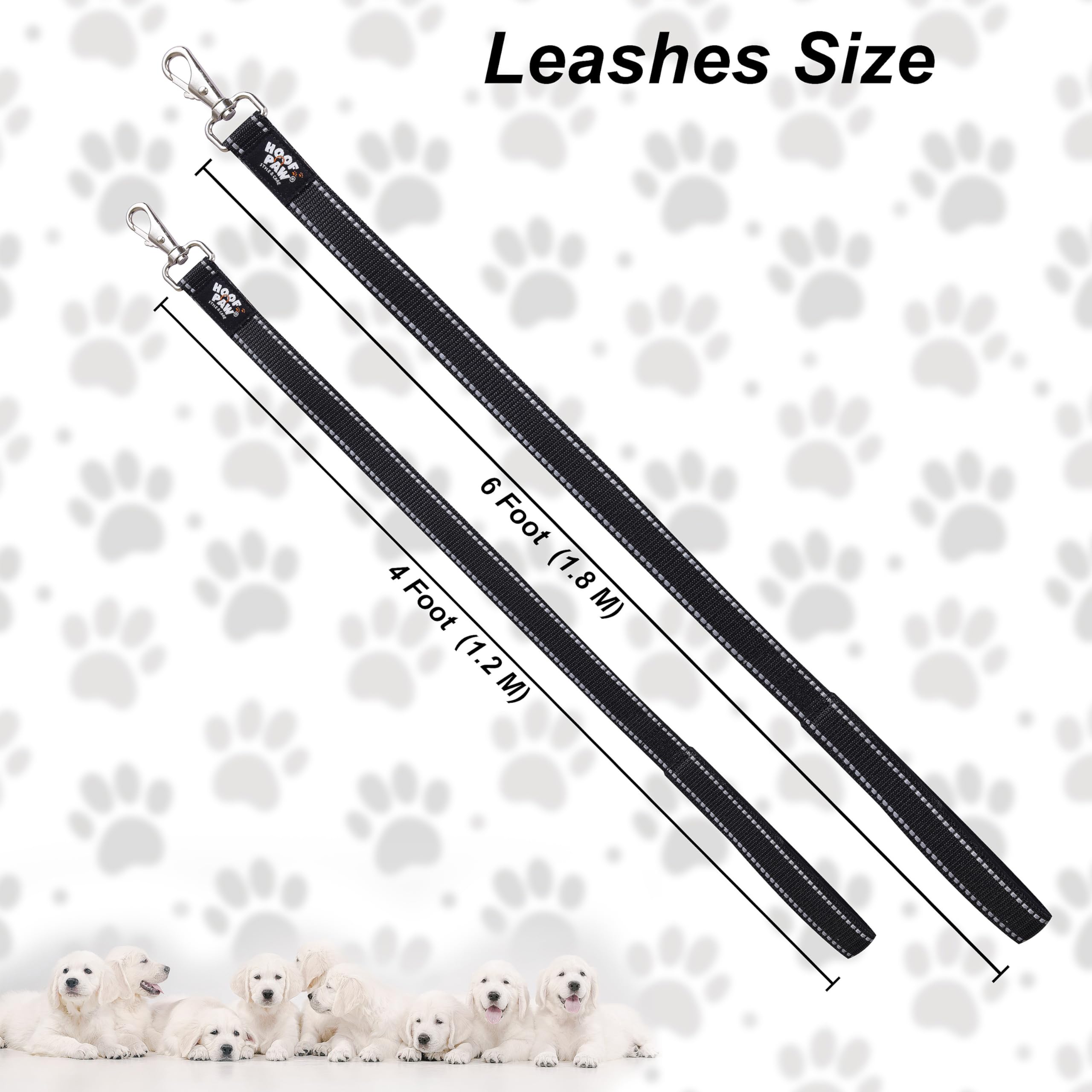 Hoof n Paw Training Lead for Dogs Premium Nylon Puppy & Dog Lead, Padded Handle, Comfortable & Easy to Use Leash - Image 2