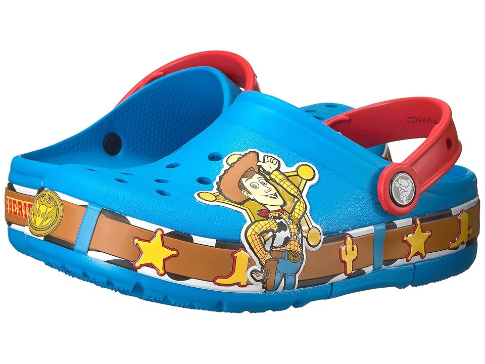 

Crocs Kids Crocband Fun Lab Woody Lights Clog (Toddler/Little Kid) (Ocean) Kids Shoes