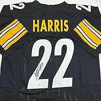 Vista 2 de Camiseta de fútbol negro de Najee Harris autografiada/firmada Pittsburgh JSA COA