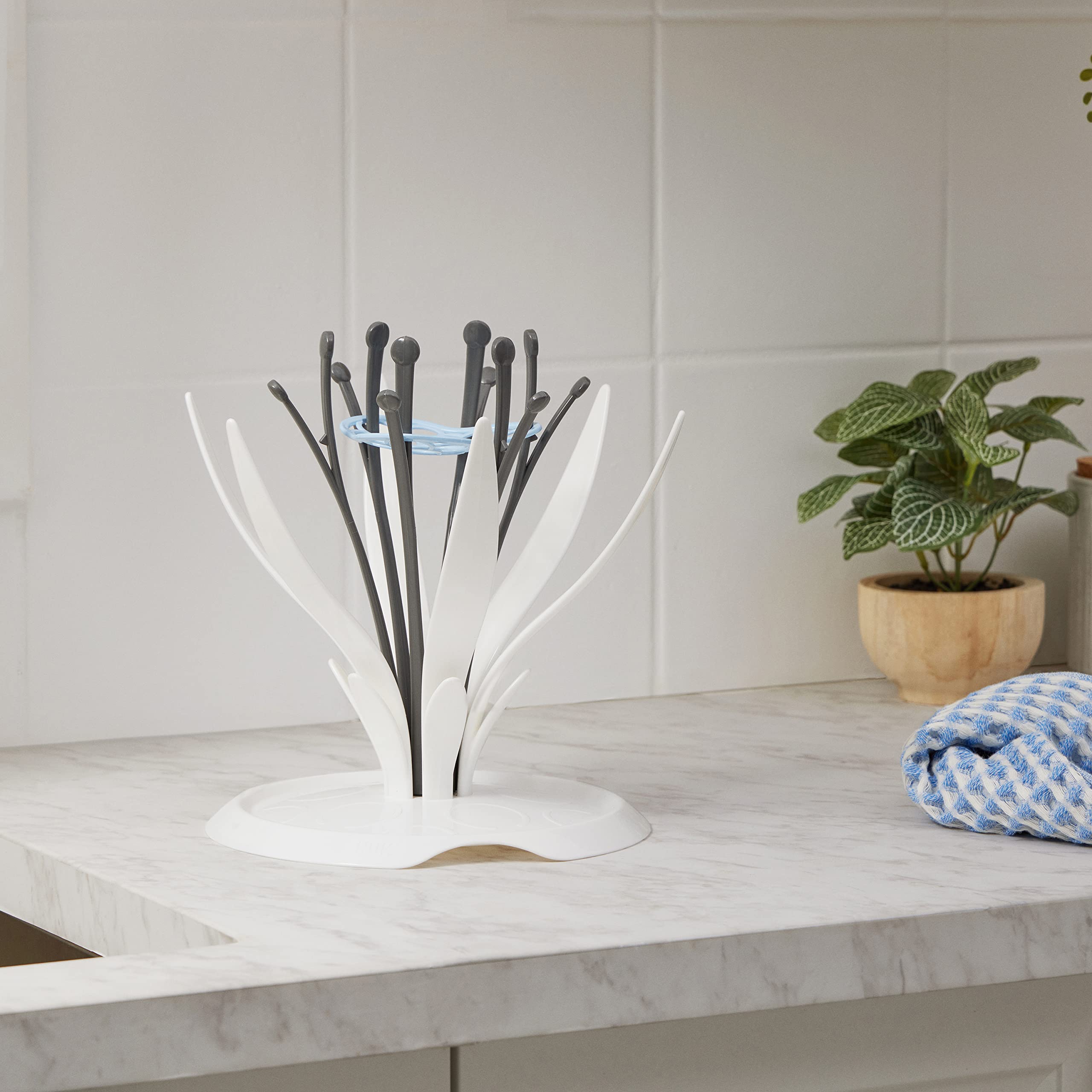 NUK - Scolapiatti per biberon Multi Dry, per 6 biberon