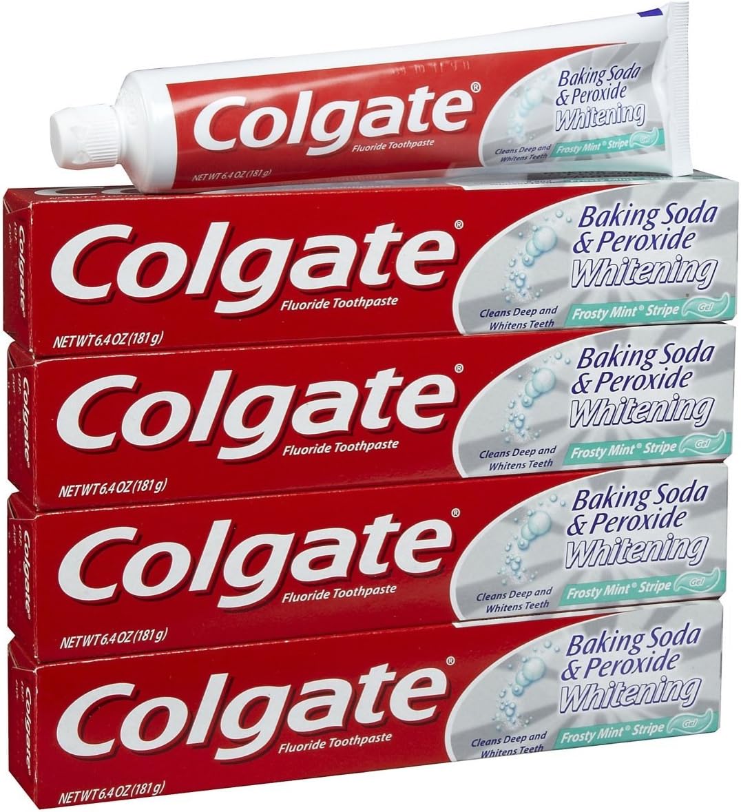 Colgate Whitening Oxygen Bubbles Striped Toothpaste Gel