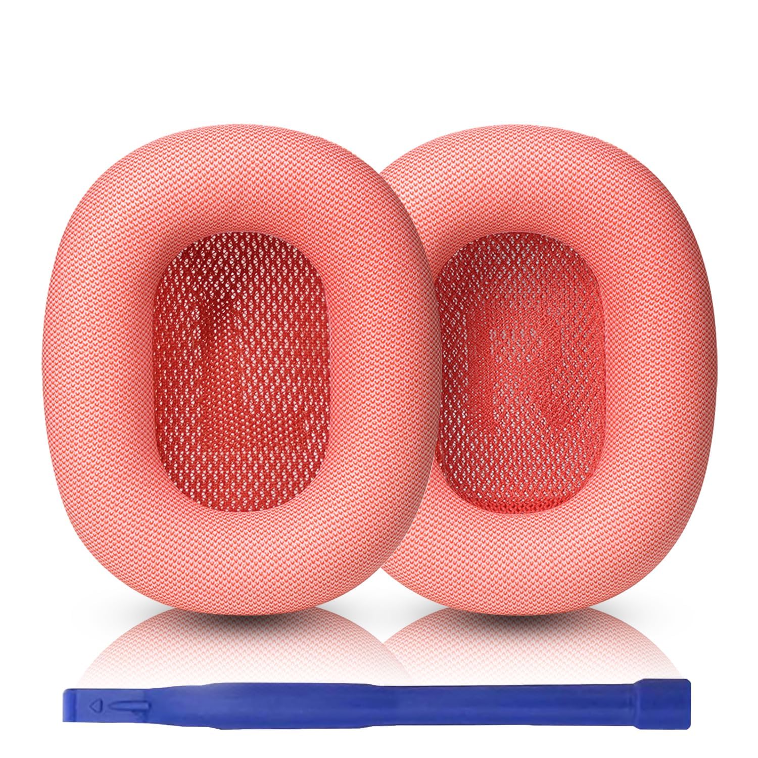 Ear Cushions for AirPods Max Headphones,AirPods Max EarPads,Ear Pads Covers Made of Mesh Fabric and Memory Foam（Pink
