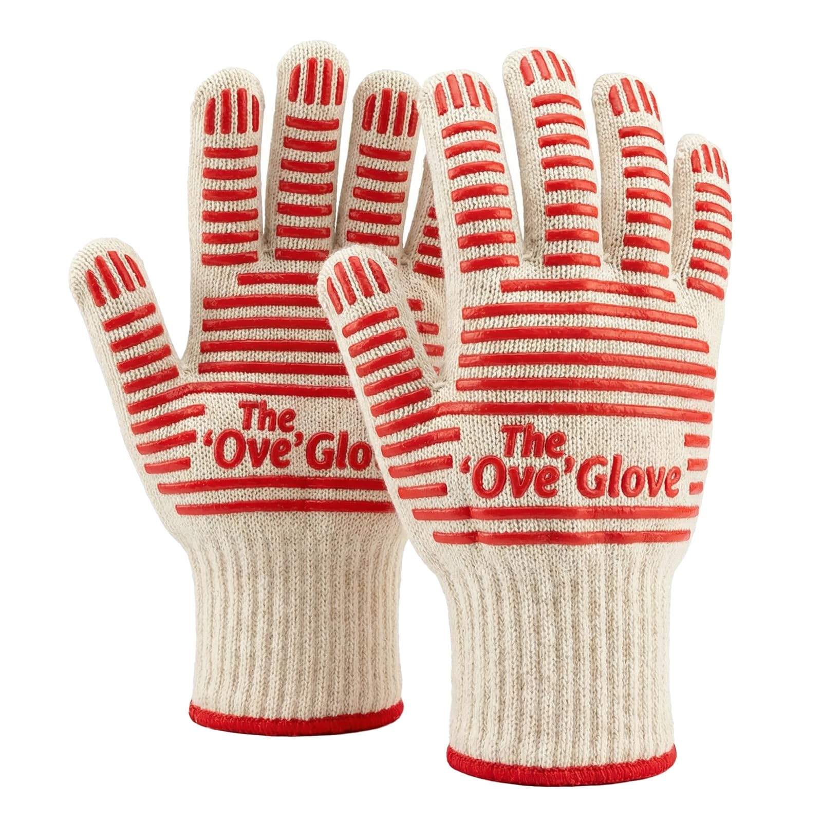 CZXCV Heat Resistant Oven Gloves with Fingers, Extreme Heat Proof Gloves