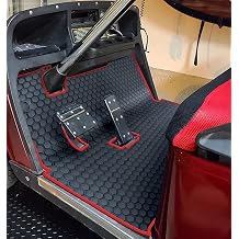 Golf Cart Floor Liner Mat Full Coverage Custom Fit for EZGO TXT 1994-2025,Express S4 2012-2020,Cushman Workhorse,EX1 2020,Valor,Navitas,Some Star Carts