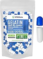 Vista 8 de XPRS Nutra Size 00 Empty Capsules - 500 Count Empty Gelatin Capsules - Pill DIY Capsule Filling - Fillable Pill Gel Caps for Do-It-Yourself Multi