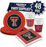 Vista 23 de UTSA Roadrunners Party Supplies - Juego de 48 piezas con licencia oficial: vasos de plástico para bebidas de 16 onzas, platos de papel de 9