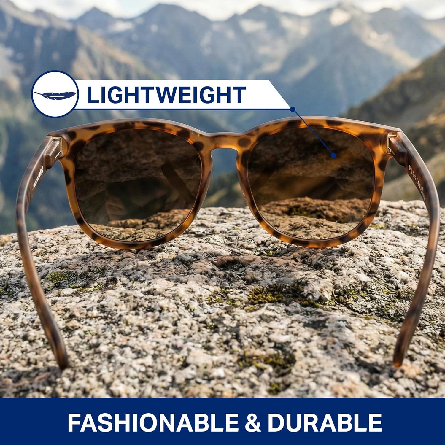 Blenders Eyewear H Series – Polarized Sunglasses – Round Cat Eye, Spring Loaded Hinge – 100% UV Protection – For Women