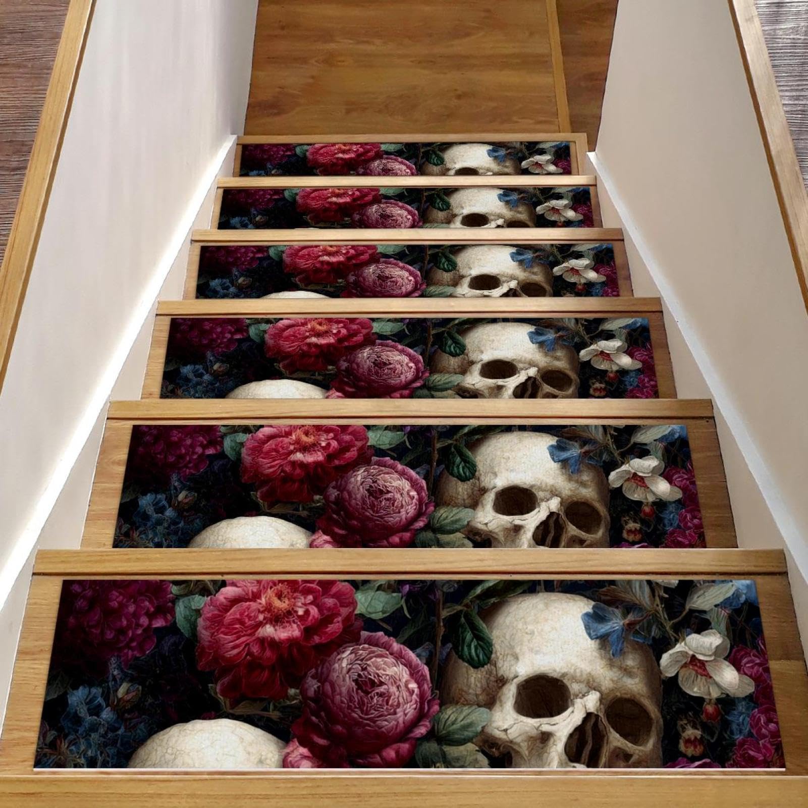Tapis d'escalier antidérapant intérieur marche bois résistant