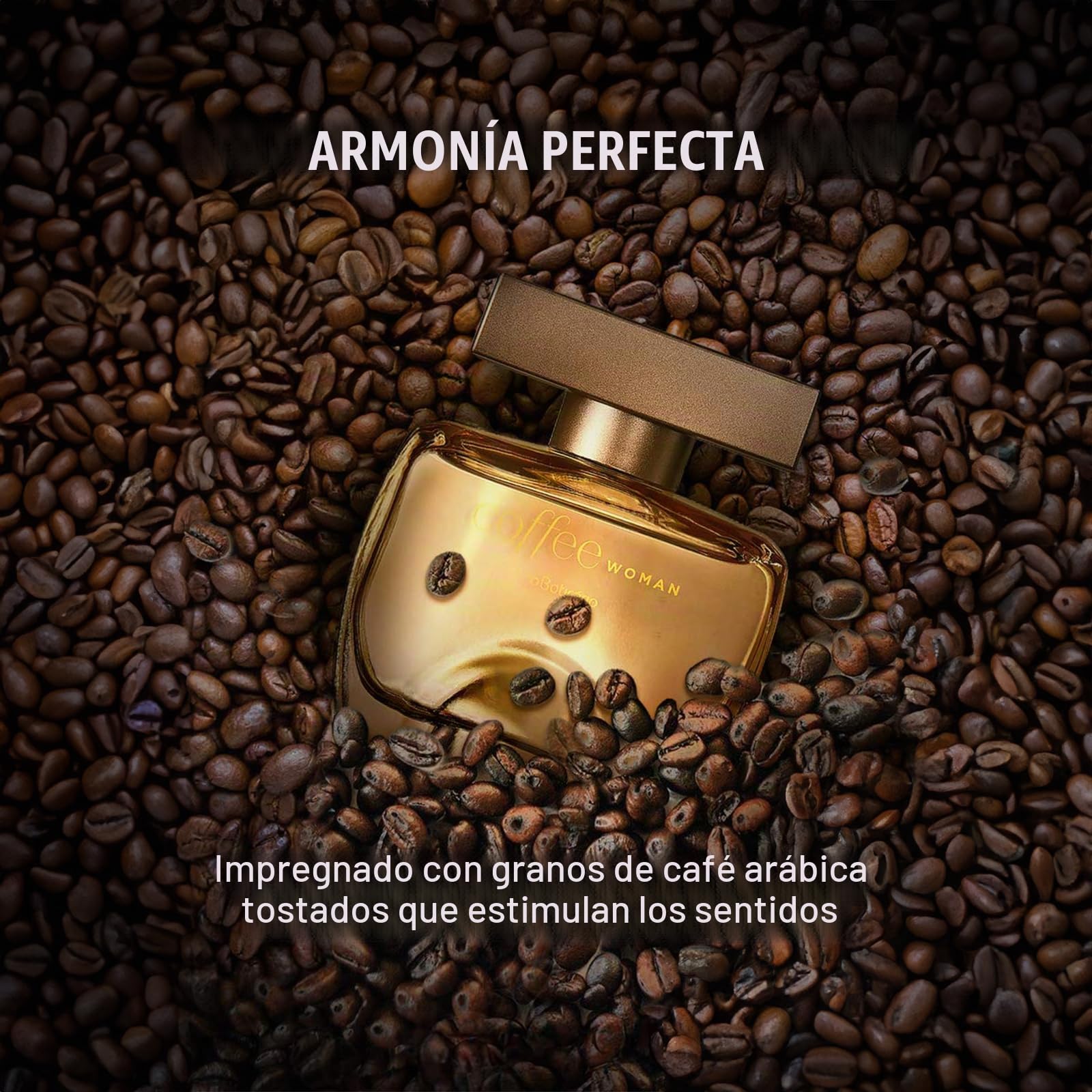 O Boticário Coffee Woman Eau de Toilette 100 ml | Colonia Perfume Para Mujer | Fragancia Floriental Ámbar Flores, Vainilla y Café