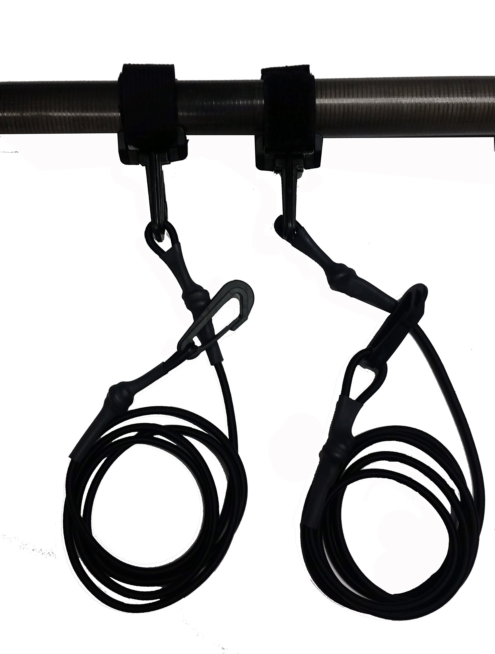 2-Pack Detachable Fishing Rod Leash/Accessory Leash