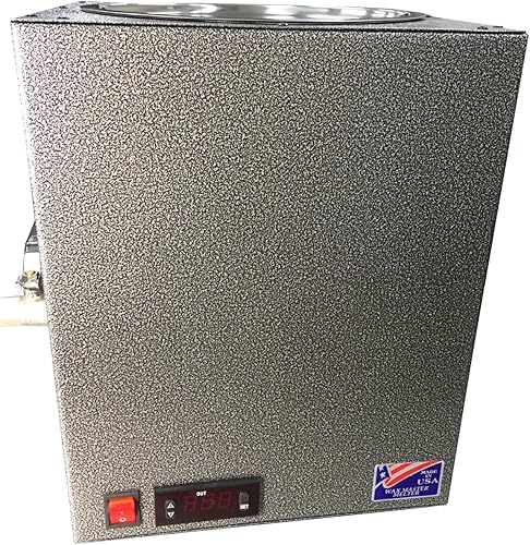 Miniatura 3 de Derretidor de cera para hacer velas, cera de acero inoxidable y fusión de jabón, capacidad de 3 galones, fundidor para cualquier tipo de ceras de