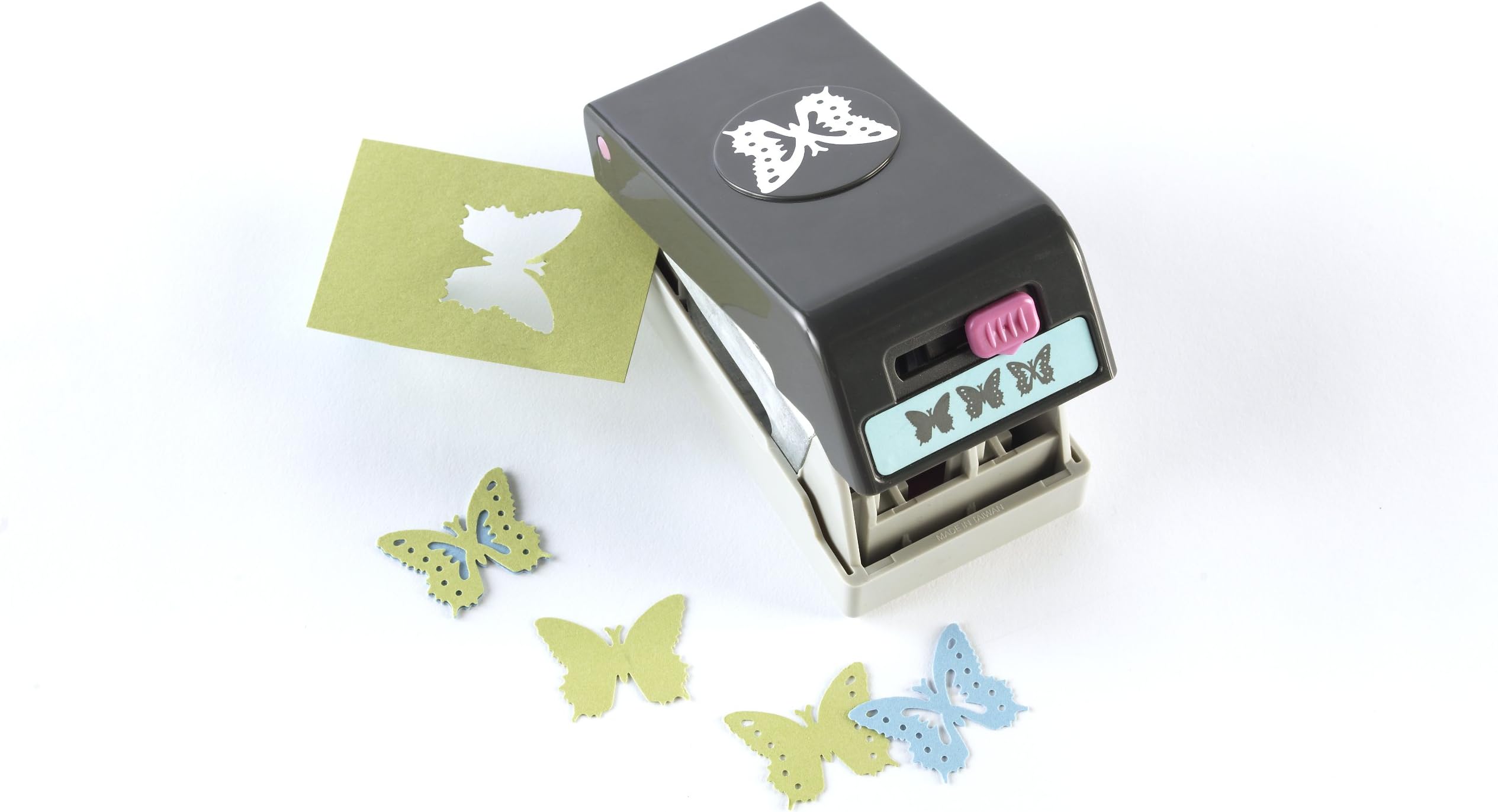 EK Success Punch Butterfly Layering Punch, White