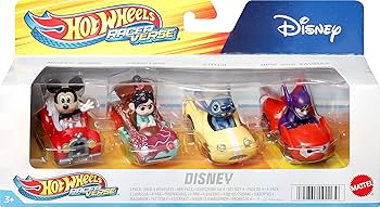 Amazon.com: Hot Wheels Disney Pixar RacerVerse 4-Pack of 1