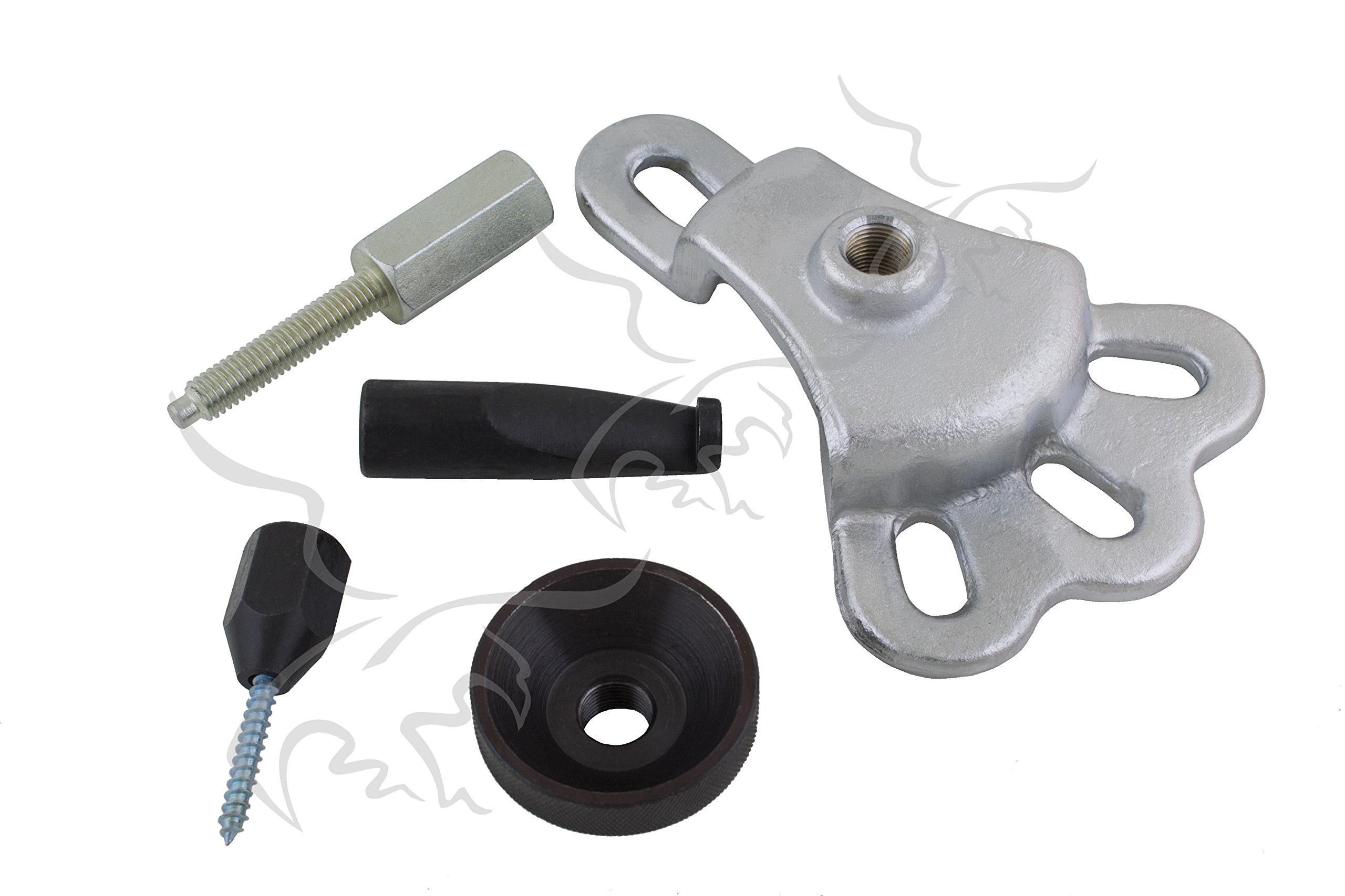 DESABOLLADOR DE CHAPA Y EXTRACTOR DE RODAMIENTOS 2 y 3 GARRAS. 17 Piezas