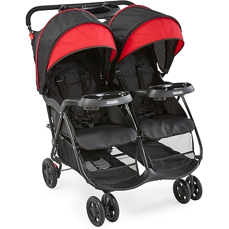 Kolcraft Cloud Plus Double Stroller for Toddlers