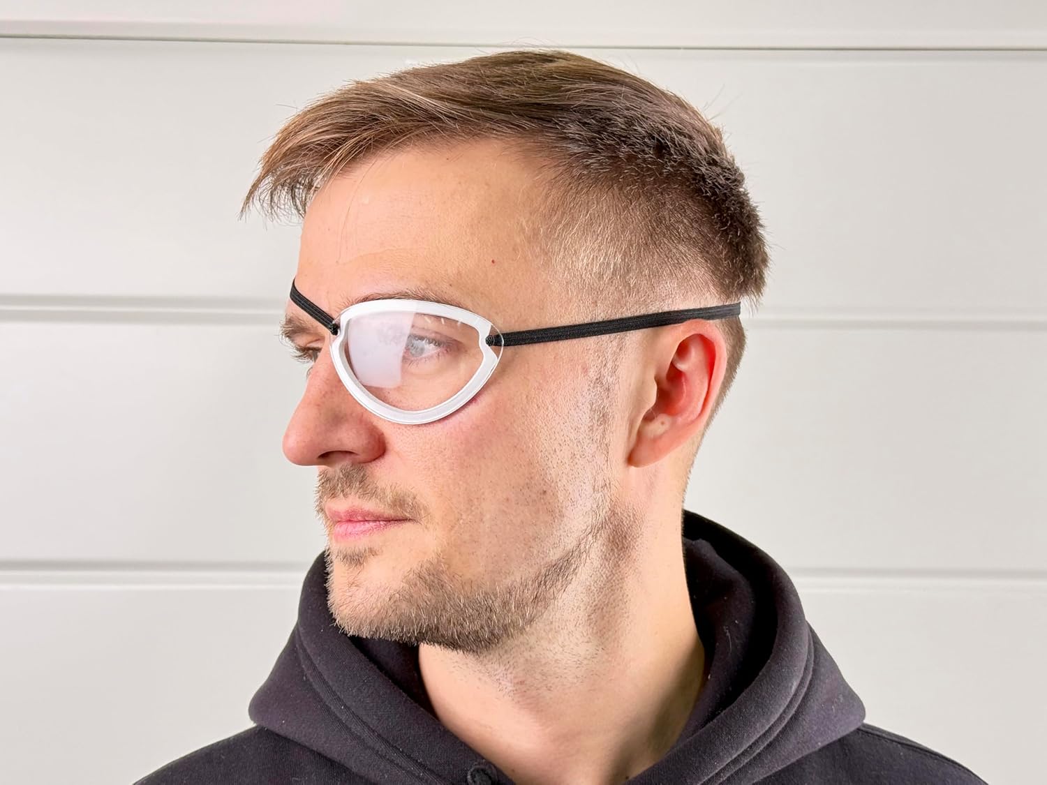 Hydrating Dry Eye Patch, Dry Eye Shield With Extended Elastic Strap & Soft Foam for Adults, Clear Eye Patch for Dry Eye
