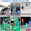 Electronic Component Kit, 1780 Pcs DIY Electronics Kit with Resistors,Capacitor,LED Diodes,Transistors,Dupont Wire,Breadboard,PCB,Potentiometer,Triode,IC,Crystal Oscillator,Buzzer,Switch,Motor,Speaker