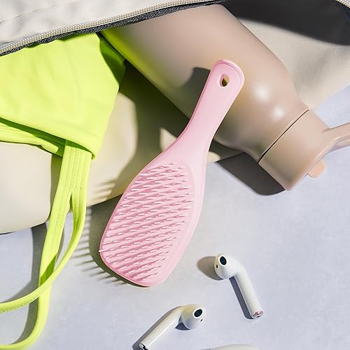 Miniatura 5 de Tangle Teezer Ultimate Detangler cepillo duo, elimina nudos y reduce la rotura para todo tipo de cabello, tamaño regular y de viaje, rosa milenario