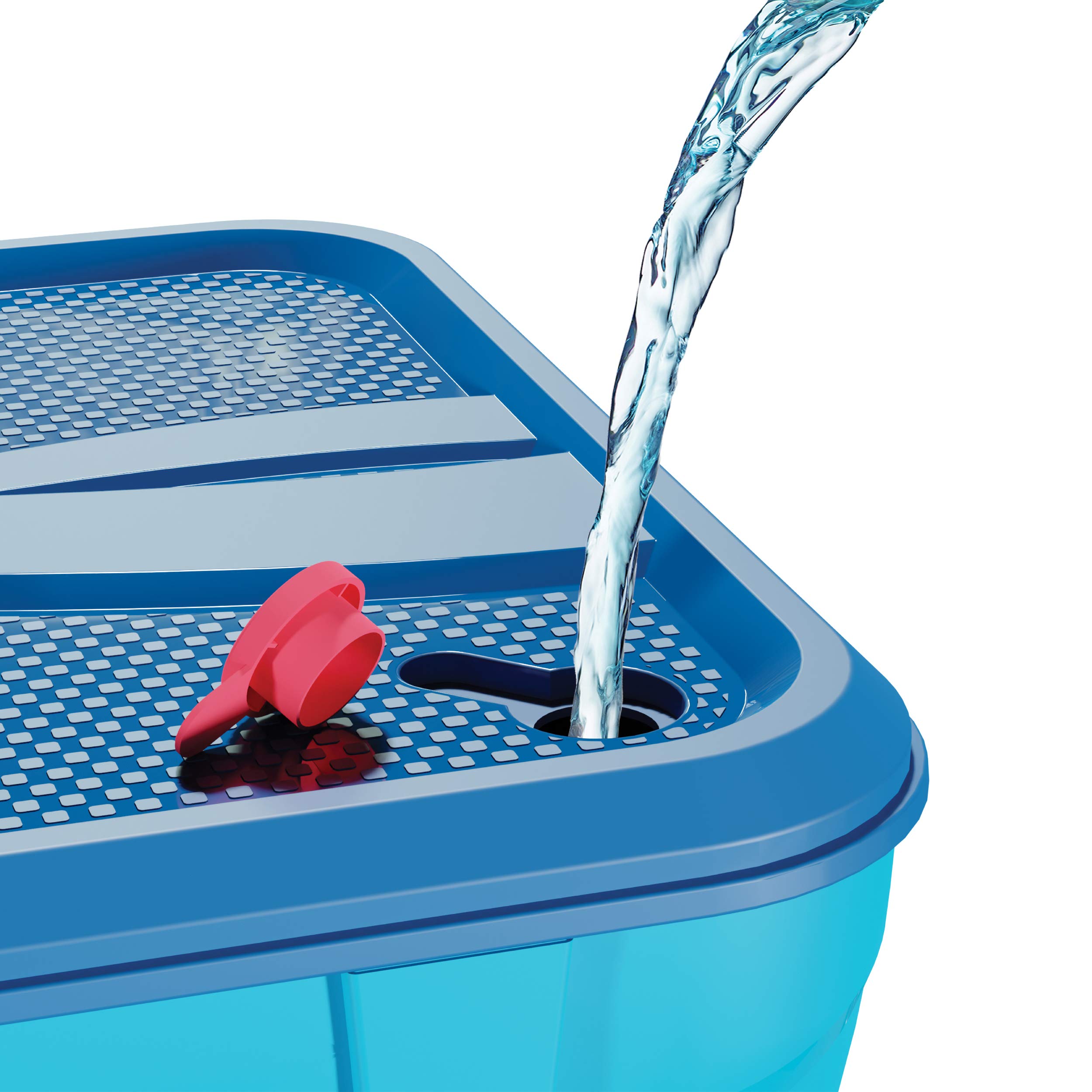 Swingball Koszykówka na całej powierzchni, niebieska, zajęcia na świeżym powietrzu, gry ogrodowe, obręcz do koszykówki, odpowiednia dla każdego od 6 lat