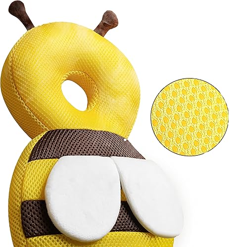 Mochila protectora de cabeza de bebé Bee Soft Landing & Safety Protección contra caídas para bebés gateando y caminando y cojín de espalda caída