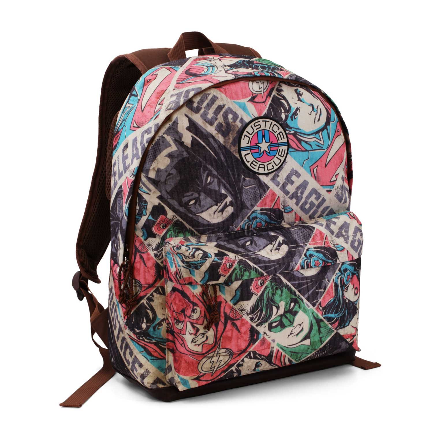 Karactermania Kinder-Rucksack Mit Spinnen-Motiv – 39 Cm, Blau, Mit Pailletten, Gepolsterte Träger, Seitliche Netztaschen