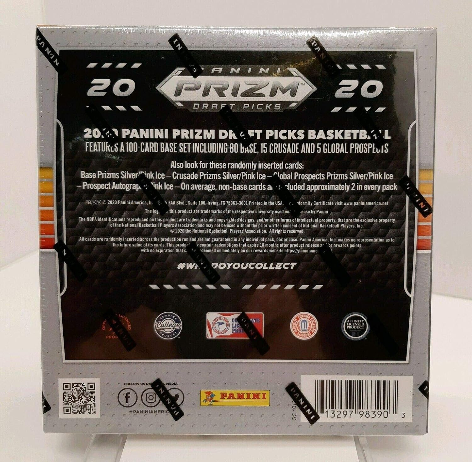 2020/21 Panini Prizm Draft Picks Basketball MEGA EXCLUSIVE box (60 cards/box) 1 Pink Ice Autograph