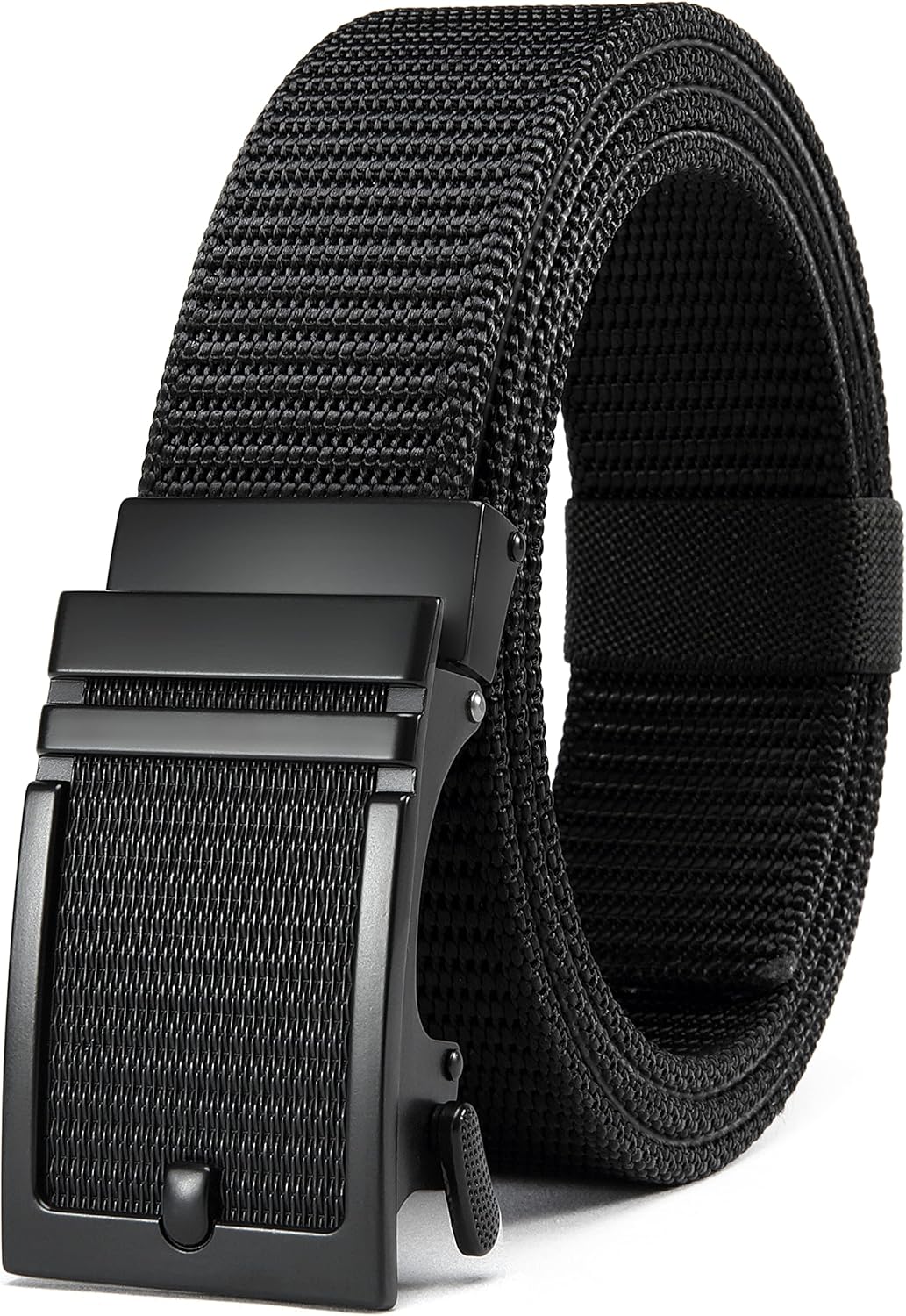 Ratchet Tactical Belt for Men - 1.5" Military Nylon Web Belts for Heavy Duty Work - Slide Buckle Fit Pants