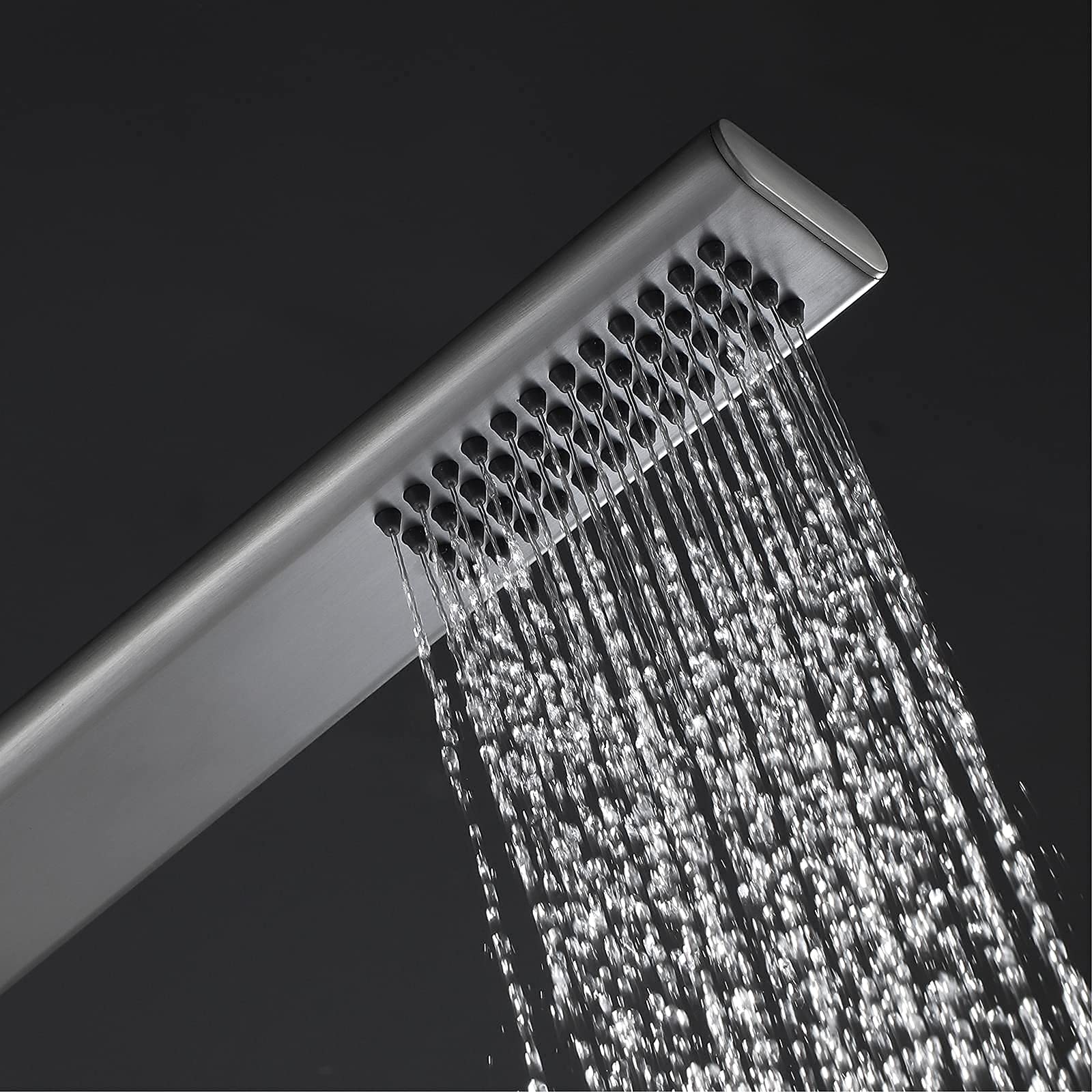 soffione Doccia soffione Doccia Portatile Grigio Set soffione Doccia Portatile in Ottone soffione Doccia a Pioggia soffione Doccia per Spa con Massaggio soffion