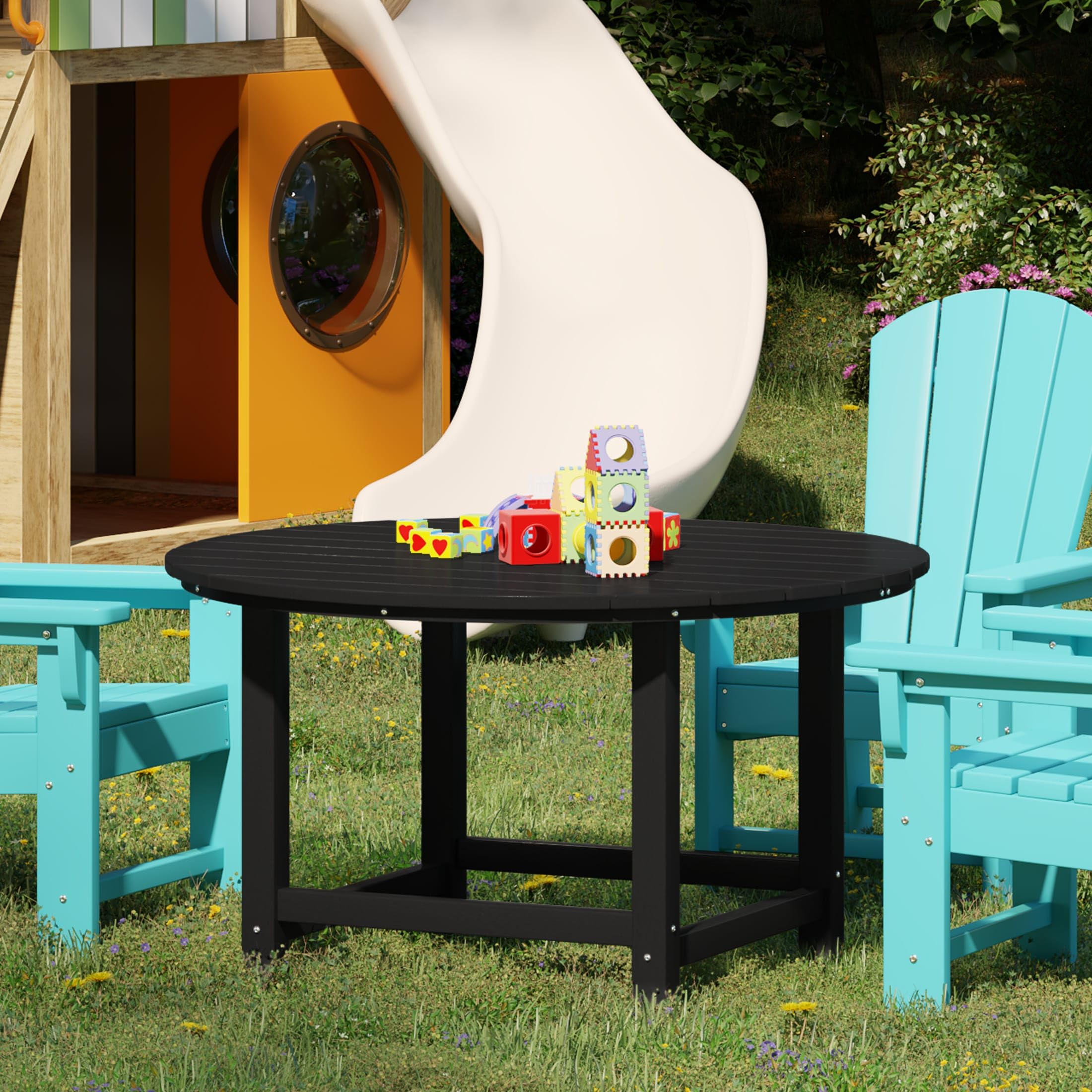 WestinTrends Malibu Kids Outdoor Patio Furniture HDPE 38