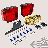Vista 7 de Kit de luz trasera LED True MODS para remolque [DOT FMVSS-108 SAE AIS2T2/APC/L], resistente al agua IP67, luz de freno, señal de giro, luz trasera