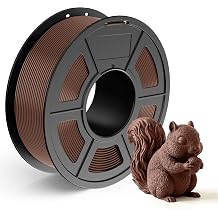 TECBEARS PLA Filament 1.75mm, Neatly Wound 3D Printer Filament, Dimensional Accuracy +/- 0.02 mm, 1Kg Spool2.2 lbs, Fits for Most FDM 3D Printers, Coffee Brown