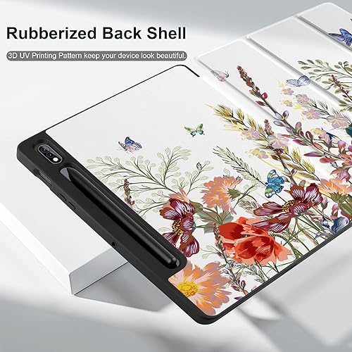 Miniatura 6 de DONGKE Funda para Samsung Galaxy Tab S9 de 11 pulgadas 2023 SM-X710X716X718, cuerpo completo a prueba de golpes + soporte triple + ranura para