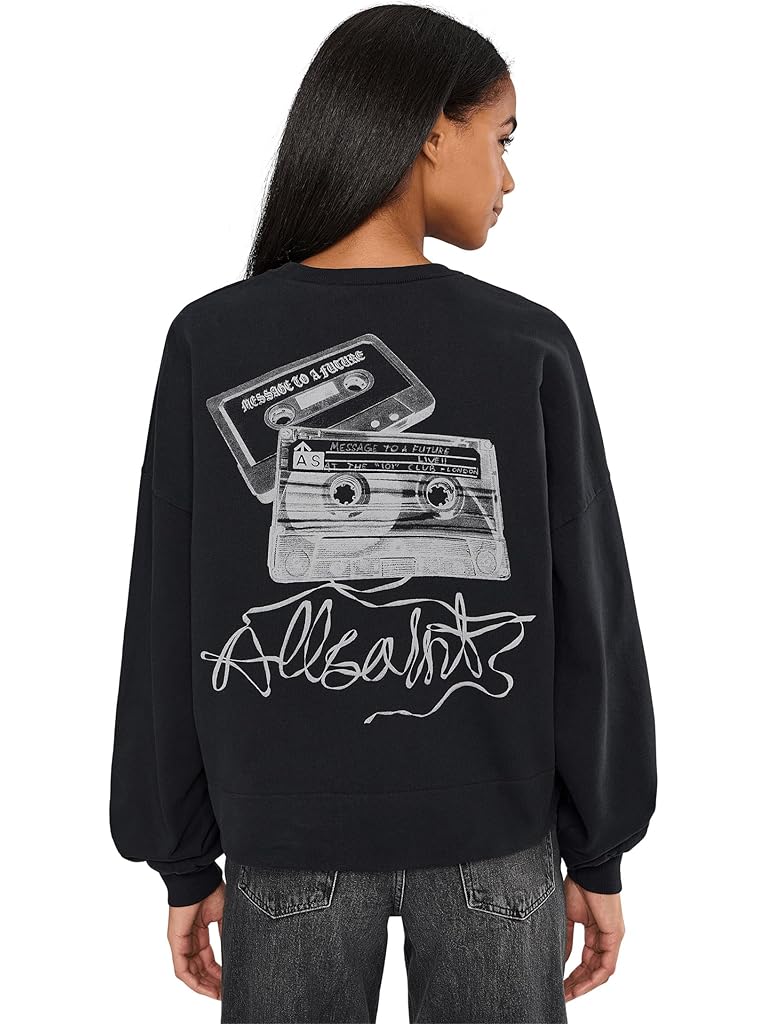 Black AllSaints Reel Lila Sweat