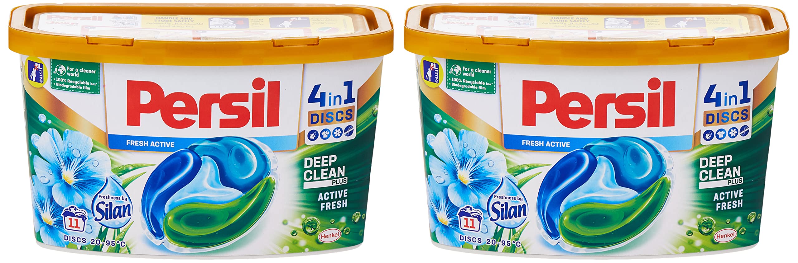 Persil 4in1 Discs - Silan Freshness Twin Pack, 2x11discs (22 discs)