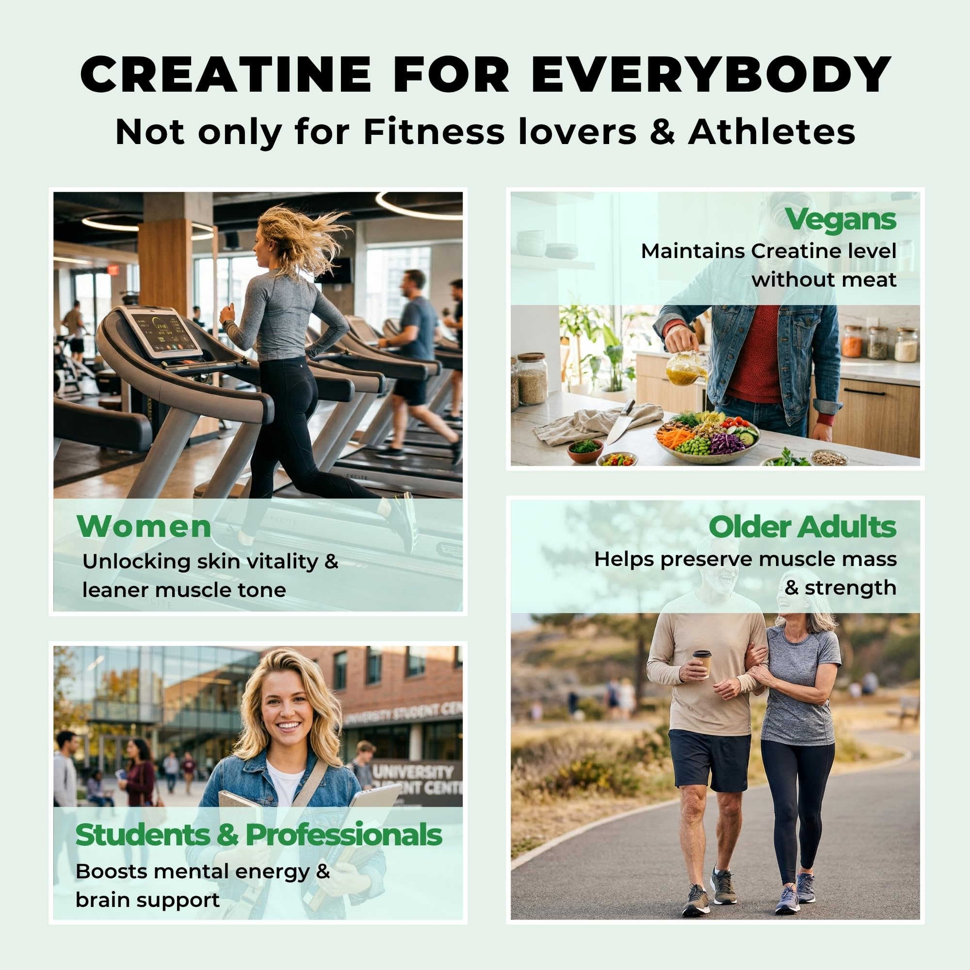 Creatine Monohydrate Powder – 100% Pure Micronized Unflavored Creatine for Men & Women - Muscle Growth, Power & Recovery – 100 Servings, 500g — Amazon image 8