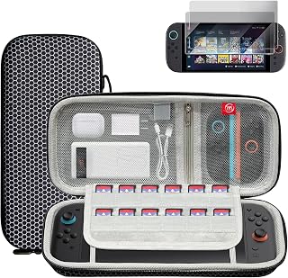 Carrying Case for Nintendo Switch 2 2025 Holds 24 Cartridges w/Pockets