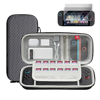 Carrying Case for Nintendo Switch 2 2025 Holds 24 Cartridges w/Pockets