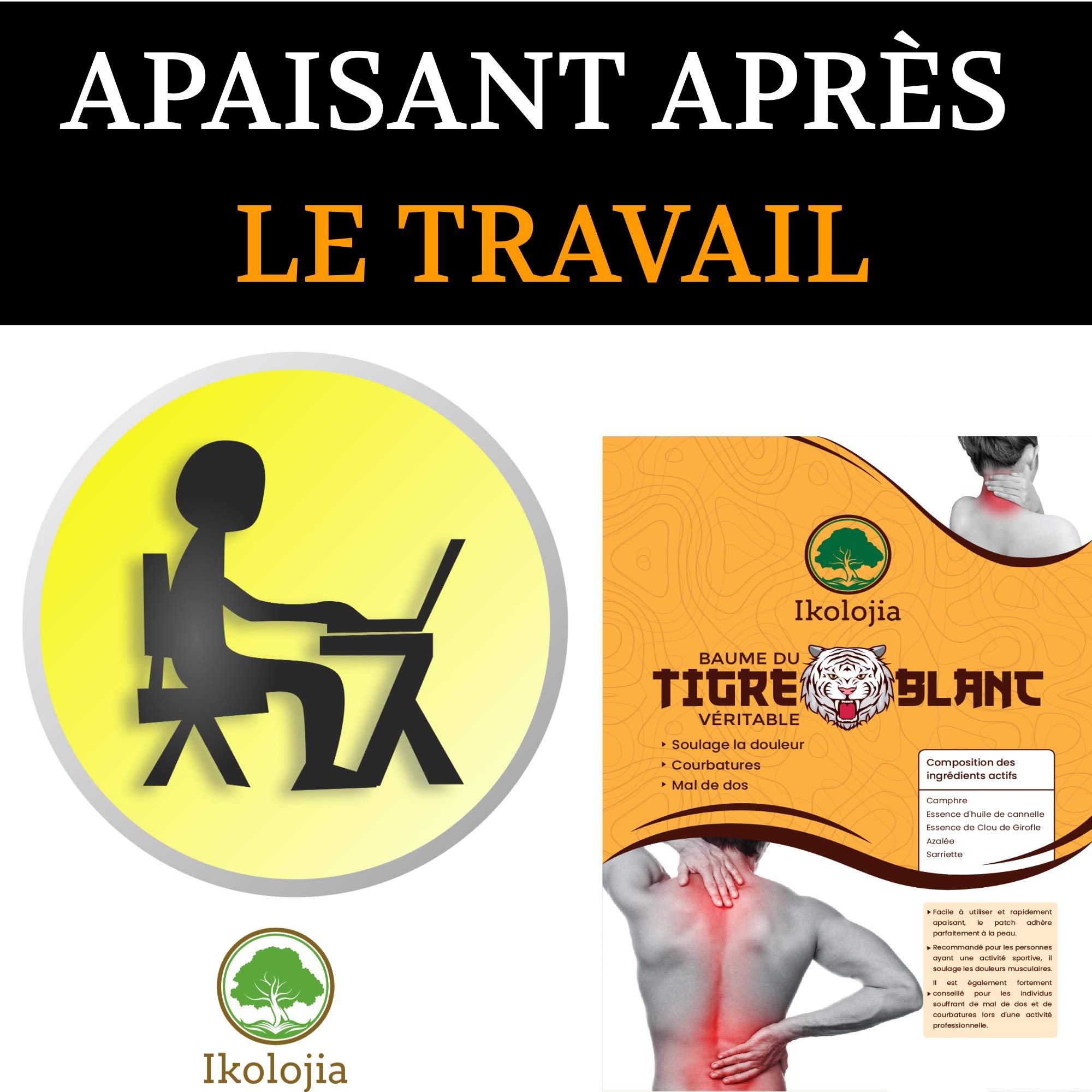 Tiger Balm Back Pain Plaster Patch (X24) Heat Pads for Back Pain