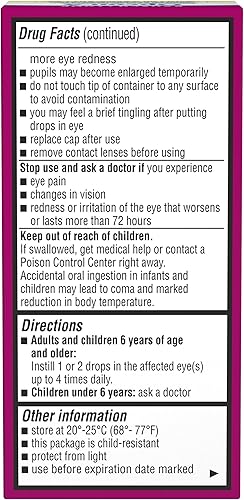 Miniatura 4 de Bausch + Lomb Opcon-A - Gotas para los ojos con antihistamina y alivio del enrojecimiento, 15ml, 1 unidad