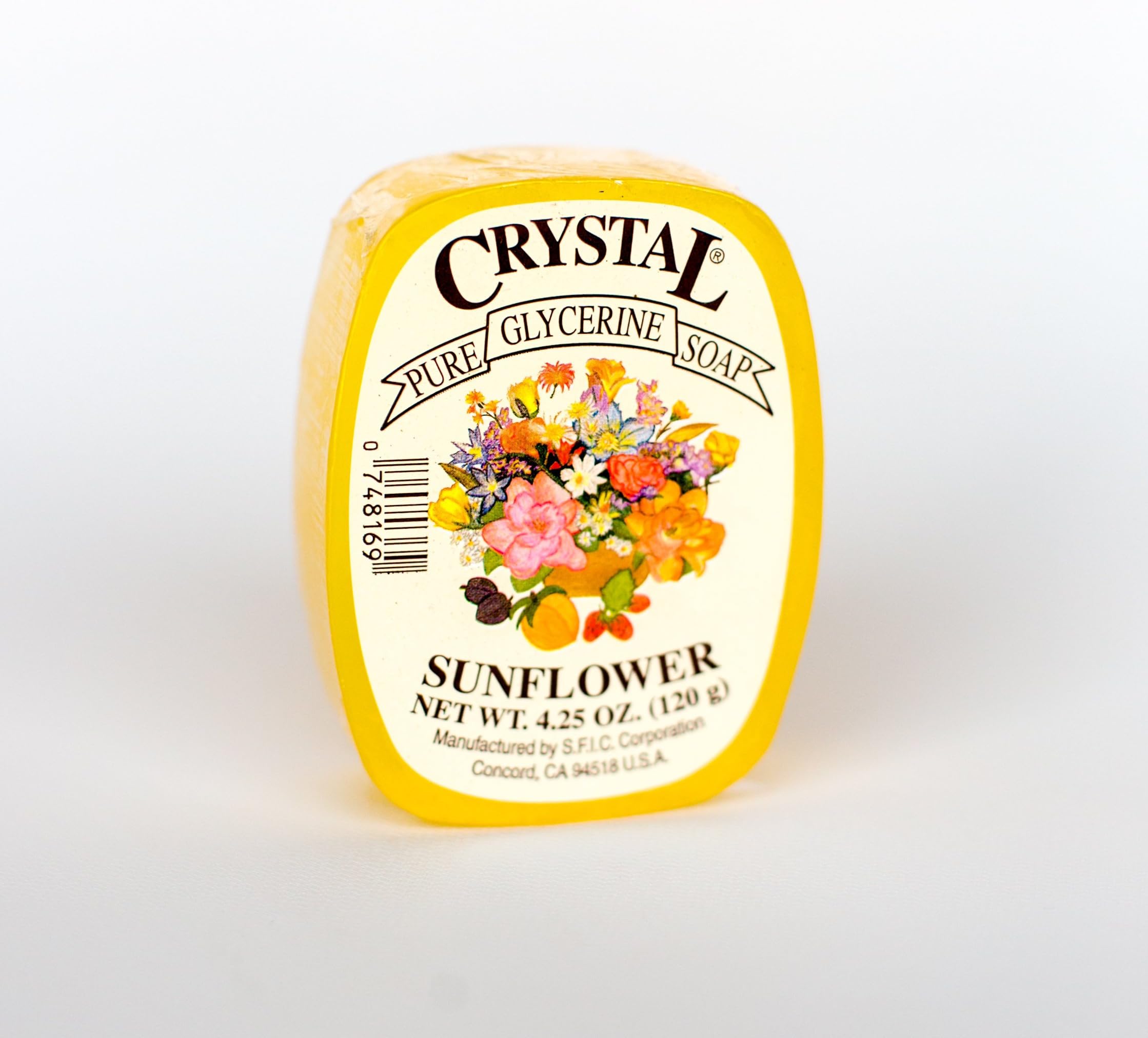 Crystal Glycerine Soap Bars Sunflower (24 bars)